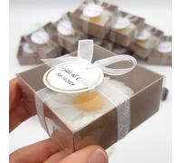 bomboniere matrimonio, originali margherita 30 pezzi candele profumate bomboniere battesimo, anni ragazzo, comunione, cresima, anniversario di, compleanno bigliettini