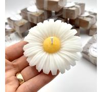 bomboniere matrimonio, originali margherita 50 pezzi candele profumate bomboniere battesimo, anni ragazzo, comunione, cresima, anniversario di, compleanno bigliettini