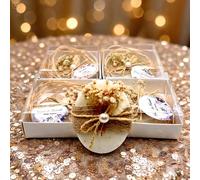 Bomboniere personalizzate con saponette fatte a mano - Per matrimoni, battesimi, prime comunioni e cresime - Saponette profumate con nome e data (4, 20-50-100-150 pezzi disponibili nella)