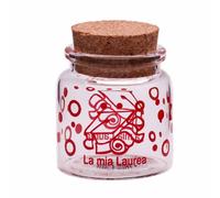 Bomboniere portaconfetti 36 pezzi per laurea barattolo di vetro tappo di sughero