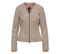 BomBoogie - Arya Leather Jacket - - Jackets - Donna - Beige - S