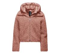 BomBoogie - Cappotto Corto Bimateriale con Cappuccio Staccabile - - Jackets - Donna - Rosa - 2XL