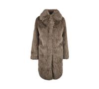 BomBoogie - Cappotto lungo in eco pelliccia a pelo lungo - - Coats - Donna - Marrone - S