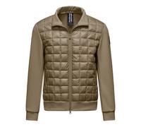 BomBoogie - Giacca bimateriale in nylon e maglia - - Jackets - Uomo - Marrone - L