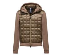 BomBoogie - Giacca corta bi-materiale con cappuccio - - Jackets - Uomo - Marrone - XL
