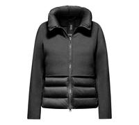 BomBoogie - Giacca corta bi-materiale con collo imbottito - - Jackets - Donna - Nero - L