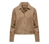 BomBoogie - Giacca in pelle scamosciata - - Jackets - Donna - Beige - M