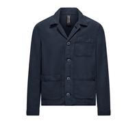 BomBoogie - Giacca sfoderata in tencel con colletto - - Jackets - Uomo - Blu - L
