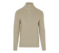 BomBoogie - Maglione con collo alto e zip-RAW-M - - Knitwear - Uomo - Beige - M