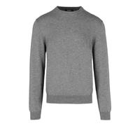 BomBoogie - Maglione Girocollo in Lana Merino - - Knitwear - Uomo - Grigio - XL