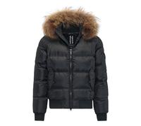 BomBoogie - Piumino Bomber con Pelliccia - - Jackets - Uomo - Nero - 2XL