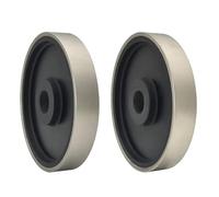 BomDog Mola per Lucidare, Mola Diamantata per Gioielli Lapidaria da 2 Pezzi, Grana 600/1000 da 6 Pollici, Foro per Albero da 1 Pollice, Mola Diamantata