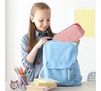 Bomefoi Astuccio - Borsa Carina Da Viaggio Per Cosmetici,Materiale Scolastico con Cerniera per Pennelli Trucco Borsetta - Utilizzo Quotidiano Casa Ufficio Scuola Arte Lavoro Scrivania Regalo