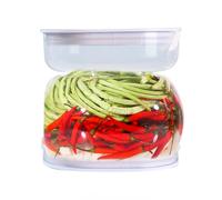 Bomefoi Barattoli Per Sottaceti Con Coperchi - 414 ml Barattolo per Sottaceti a con Coperchio - Scatola Alimenti Con Colino,Per Insalata Cucina Dispensa Preparazione Pasti Yogurt Burro Marmellata