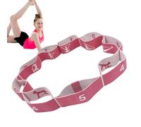 Bomefoi Cinghie da yoga per stretching, con passanti per tendine del ginocchio, bande di resistenza per ginnastica, pilates, allenamento a casa
