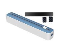 Bomefoi Clean Wrapspenser con taglierino, pellicola salvafreschezza, taglierino e dispenser per pellicola adesiva multifunzionale, per pellicola di alluminio