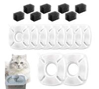 Bomefoi Filtro di ricambio per fontana d'acqua per gatti, filtrazione per fontane d'acqua, accessori di ricambio versatili per bere animali domestici