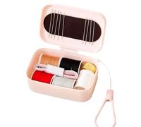 Bomefoi Mini kit da cucito, scatola magnetica per aghi, kit per progetti di fissaggio rapido, portatile, per riparazioni familiari, artigianali per bambini, adulti, principianti, uomini