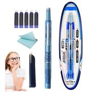 Bomefoi Penna stilografica, set di penne a punta fine, punta liscia, senza perdite, strumento per calligrafia, schizzi, graffiti, lettering, evidenziare, scarabocchiare, diari