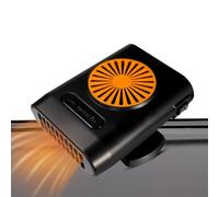 Bomefoi Riscaldatore Auto Elettrico - Sbrinatore per Parabrezza 12v/24v | Ventilatore Termico Antiappannamento 360° Orientabile per Viaggi Pendolari Guida Sicura