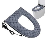 Bomefoi Rivestimento per Sedile del Water con USB,Riscaldamento Regolabile a 5 Livelli | Cuscini per Sedile del Water con Timer - Design con Spina per Cura Mattutina Anziani Bagno Appartamento Camera