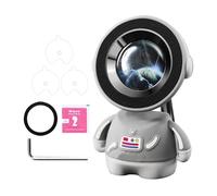 Bomefoi Supporto magnetico per telefono da auto, rotazione a 360 gradi, design astronauta, staffa stabile per la maggior parte degli smartphone e veicoli, culla per auto