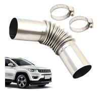 Bomefoi Tubo di Scarico, Tubo Di Estensione Flessibile, Gomito di Scarico Stagno per Riscaldatore d'Aria Parcheggio per, Autocarro, Moto