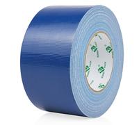 BOMEI PACK Nastro adesivo telato blu scuro Heavy Duty Duct Tape 75 mm x 50 m per lavori di riparazione, fissaggio, sigillatura, etichettatura e ristrutturazione