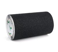 BOMEI PACK Nastro Antiscivolo Nero 200 mm x 5 m, per Scale, Gradini, Pavimenti, Nastro Antiscivolo Solido, Autoadesivo