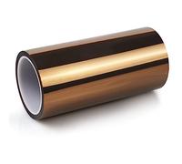BOMEI PACK Nastro in polyimide resistente al calore, 200 mm x 33 m, nastro termico, per stampa a sublimazione, trasferimento termico e isolamento per saldature fino a 260 °C