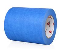 BOMEI PACK Nastro largo blu per pittori, 15,2 cm x 55,4 m, nastro 3D, nastro per stampa 3D per taglio laser, rimozione pulita 21 giorni