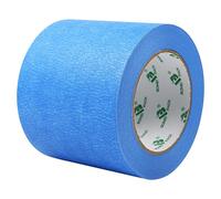BOMEI PACK Nastro per mascheratura blu 100mmx50 m, nastro universale per pittura e decorazione Nastro per pittori - Nastro per mascheratura facilmente rimovibile