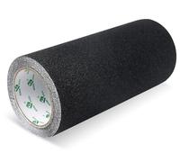 BOMEI PACK Strisce Antiscivolo per Scale,25cm × 5m Nastro Adesivo Antiscivolo per Esterni Interni,Nastro Antiscivolo Autoadesivo,Nastro Antiscivolo per Gradini,Strisce Antiscivolo,per Scale,Nero