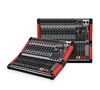 BOMGE Console audio professionale con interfaccia di sistema da scrivania, 12 canali, digitale, USB, Bluetooth, MP3, PC, ingresso 48 V, alimentazione phantom, stereo, DJ Studio 24 DSP per