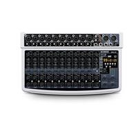 BOMGE Mixer Audio Professionale, 12 Canali, Bluetooth, USB, Alimentazione 48V, Ingressi XLR/RCA, Effetti DSP