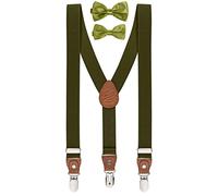 BomGuard bambino bretelle papillon Set 8-17 anni, altezza 135 cm - 175 cm