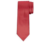 BomGuard Cravatta Uomo 7 cm di larghezza,non lucido,rosso