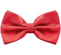 BomGuard Papillon da uomo a piccoli quadri - Rosso chiaro