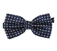 BomGuard Papillon Uomo motivo, cerchi blu scuro bianco rosso