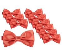BomGuard Set da 10 Papillon uomo donna, rosso