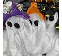 BomKra Decorazioni di Halloween per Esterni - 3 Pezzi di Fantasmi Luminosi da Appendere a Forma di Halloween, Decorazioni Spettrali per Esterni per Cortile, Albero, Prato, Giardino, Festa