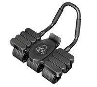 BommFu Ab Roller Con Rimbalzo Automatico - Macchina per Allenamento Addominali a 6 Ruote,Attrezzatura Esercizi Addominali Con Supporto Telefono Per Allenamento Fitness Addome Palestra