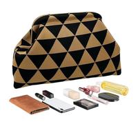 BommFu Borsa Clutch All'uncinetto - Borsa Gnocco da Spiaggia,Clutch Stilosa Leggera per Sera Donna Viaggio Vacanza Estate Matrimonio