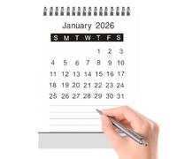 BommFu Calendario Da Scrivania 2026,Pianificazione da Gennaio 2026 a Giugno 2027 | Calendario Per L'Anno,per la Famiglia, gli Amici, gli Studenti, la Casa, l'Interno, la Scuola e l'Ufficio
