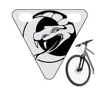 BommFu Catadiottri per Bicicletta per la Guida in Ore Notturne,Segnale di Avvertimento per Ciclisti - Decorazione Posteriore A Triangolo per Pendolari Notte Gare Strada