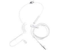BommFu Cuffie antiradiazioni,Auricolare in-ear da 3,5 mm con microfono incorporato - Auricolare cablato con tubo acustico a per la maggior parte degli smartphone