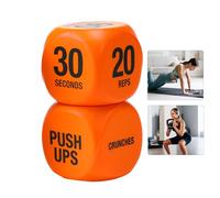 BommFu Dadi per allenamento - Un paio di dadi per allenamento a casa, per donne, accessori per il fitness portatili, per squat, flessioni, principianti, viaggi, attività all'aria aperta, a casa