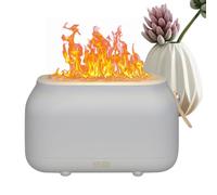 BommFu Diffusore Di Aroma Per Ambiente | Umidificatore Ultrasonico Effetto Fiamma Fredda,Umidificatore Da Tavolo E Camera Da | Per Casa Ufficio Dormitorio Asilo Soggiorno Studio Hotel Appartamento