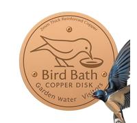 BommFu Disco Purificatore Per Bagni Uccelli | Pulitore Per Bagno Uccelli | Accessori Mangiatoia Con Supporto A Tre Punti Disco Purificatore Per Fontane Da Giardino Tutte Stagioni