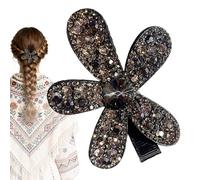 BommFu Fermagli per capelli con strass 3D, per donne e ragazze, per matrimoni, celebrazioni, occasioni formali, vacanze e quotidiane